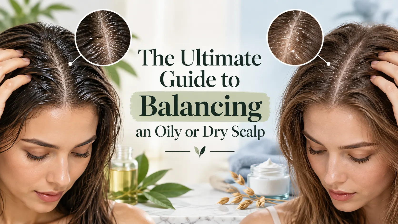 Balancing an oily or dry scalp with the right hair care routine